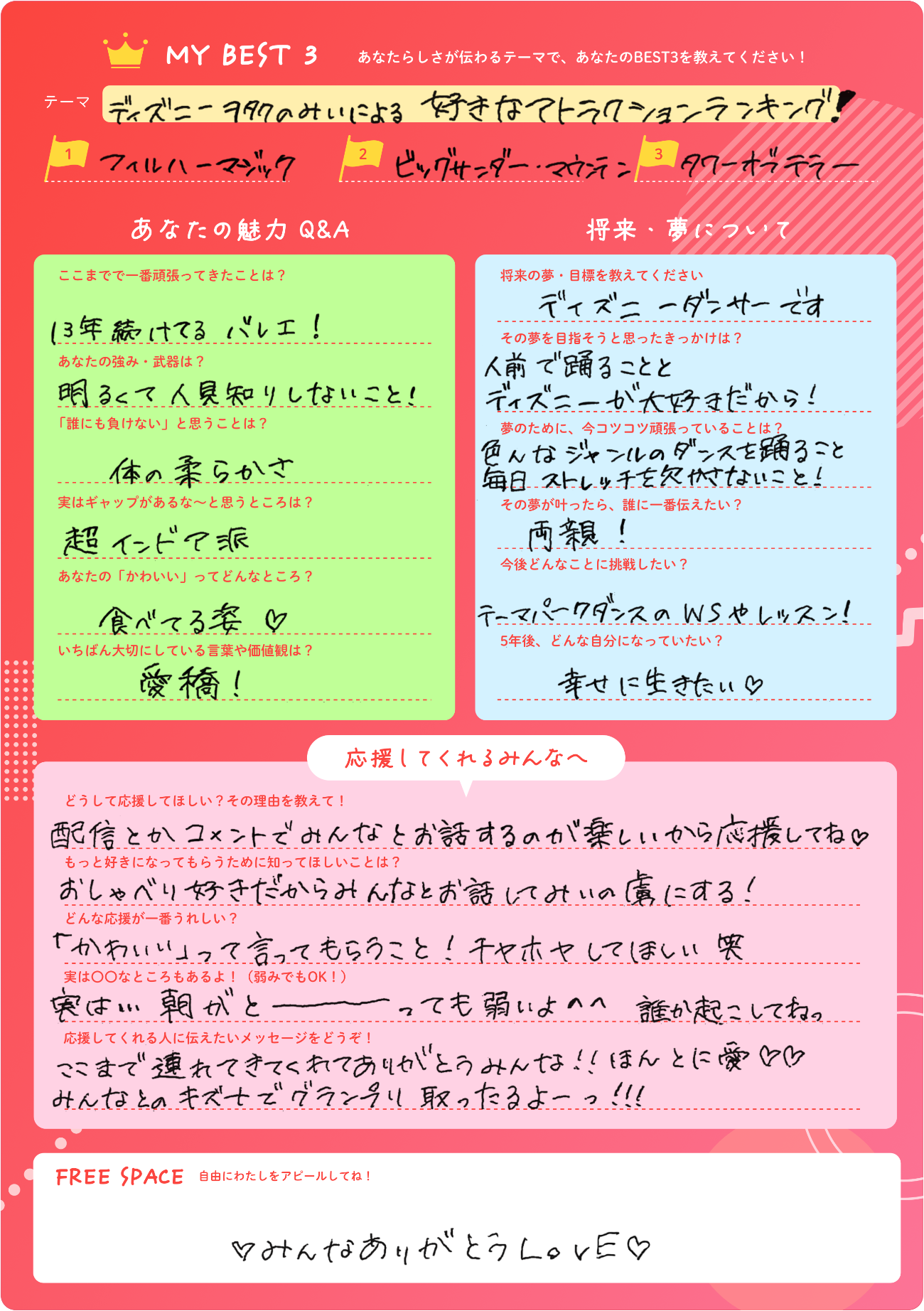 新木美衣 プロフィール帳 2